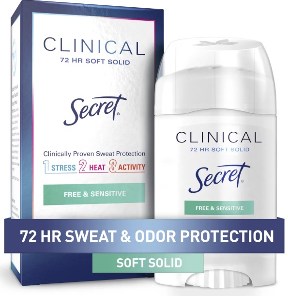 Secret Clinical Deod Free Sensitive