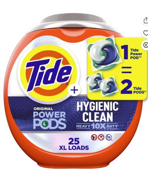 Tide Power Pods Hygienic clean 40oz