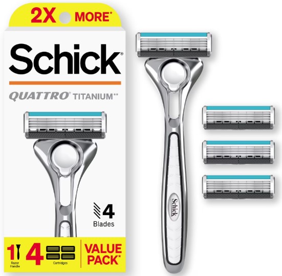 Schick Quattro Titanium Razor