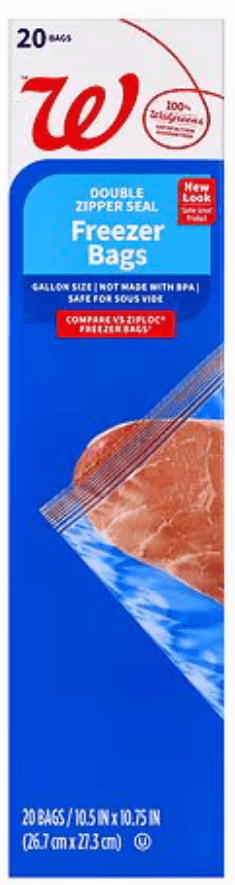 Walgreens Freezer Bags - Gallon Size