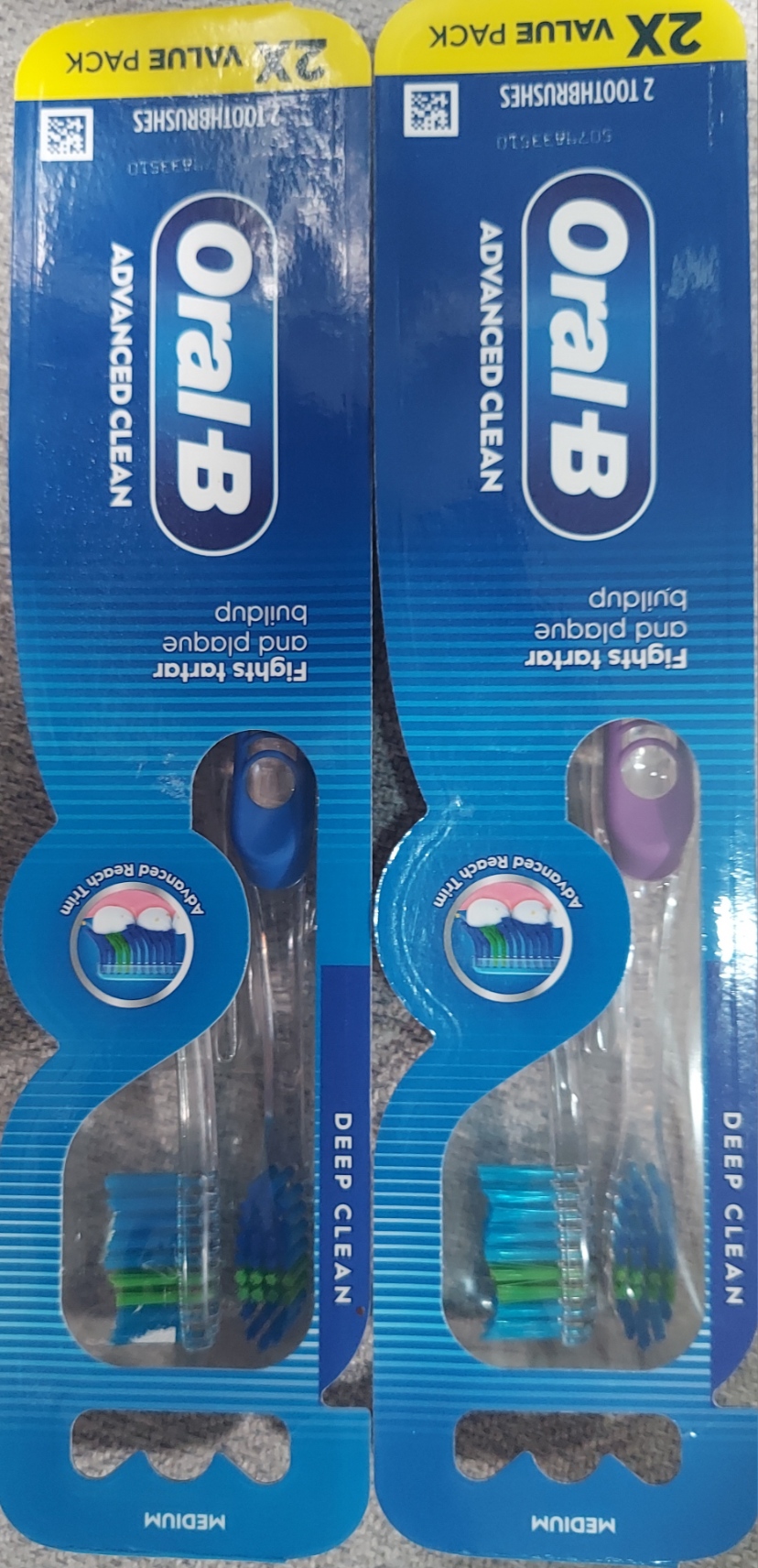 Oral-B Medium Double Toothbrushes
