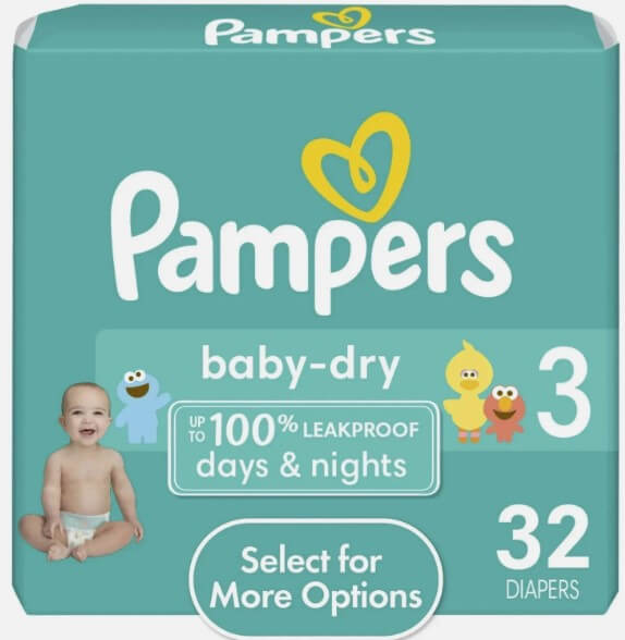 Pampers Baby Dry Size 3 32 Count