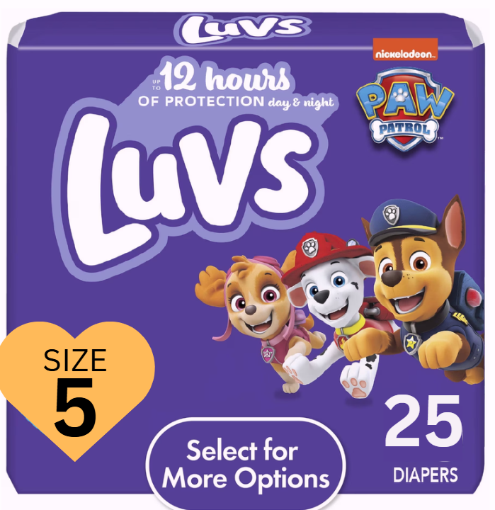 LUVS 12 Hours Paw Patrol