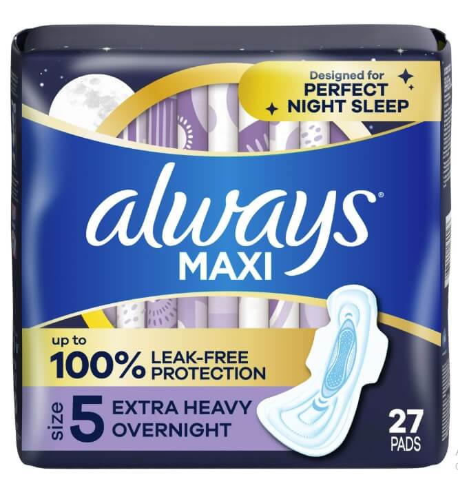 Always Maxi Pads Jumbo Size 5